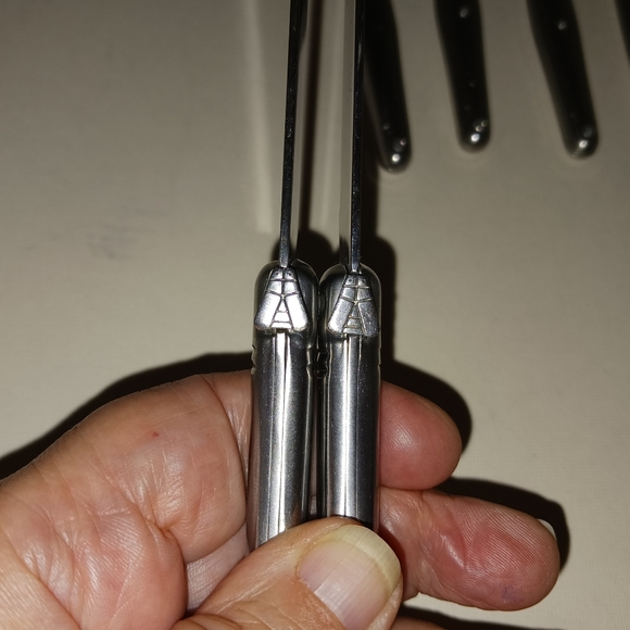 Laguiole Stainless Steel Cheese Forks / knives, Spreaders & Spoons, … - Picture 5 of 10